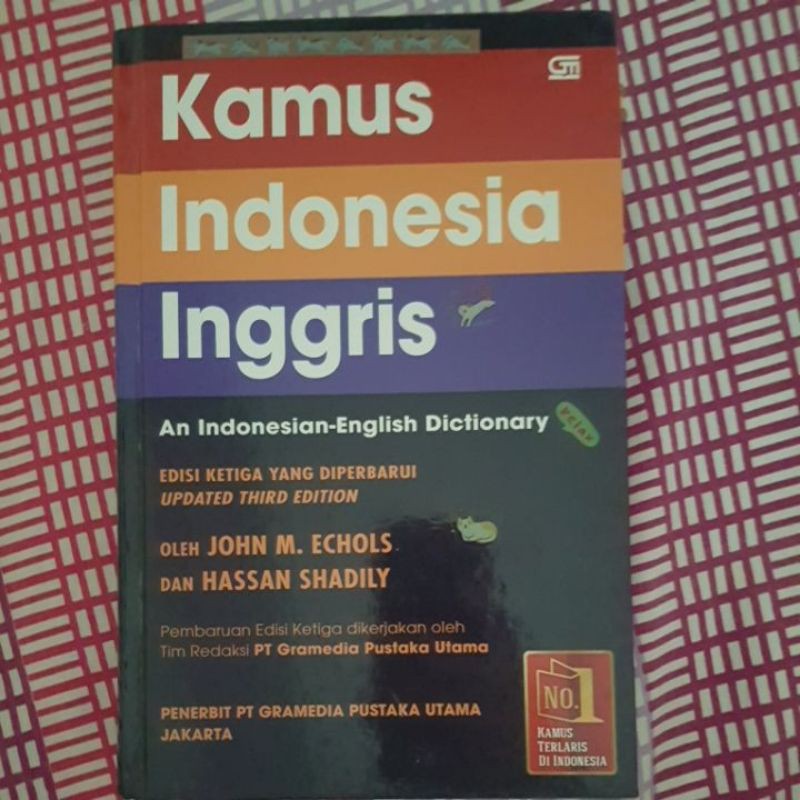 Kamus Inggris John M. Echols second