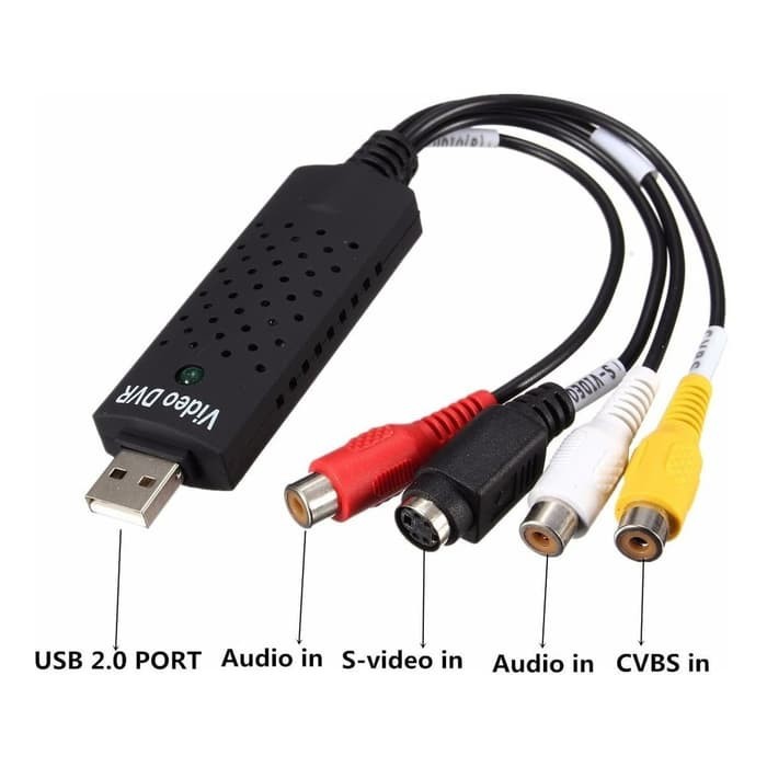 Usb 2.0 to video adapter rca av 1 channel converter with audio - Easycap easy Capture Dvr 1 Line