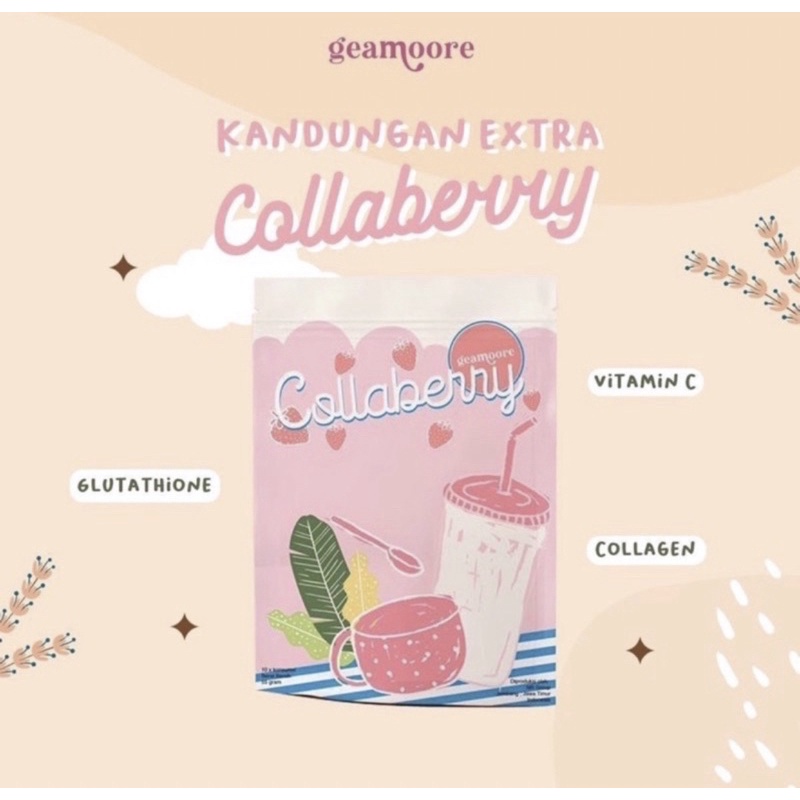 Geamoore Minuman Collagen Collaberry Collagen Drink