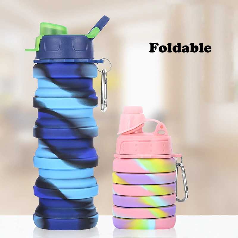 TD-DA Essor Gelas Lipat Silikon Foldable Camouflage Travel Mug 500ml - R2033