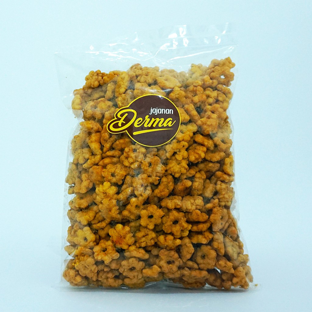 

Bunga Sakura 500 Gram - Snack Ribut - Snack Jadul Bunga Sakura/Bunga Ribut