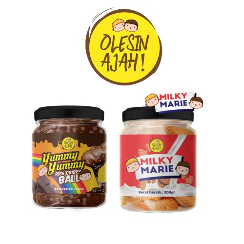 

Promo OlesinAjah Selai Yummy yummy 200Gr + Milk Marrie 200Gr