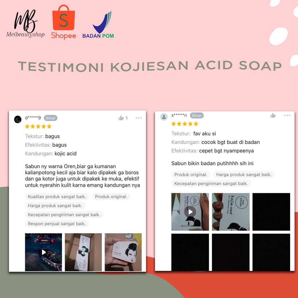 KOJIE SAN Skin Lightening Soap / Kojiesan Soap / Sabun Pemutih