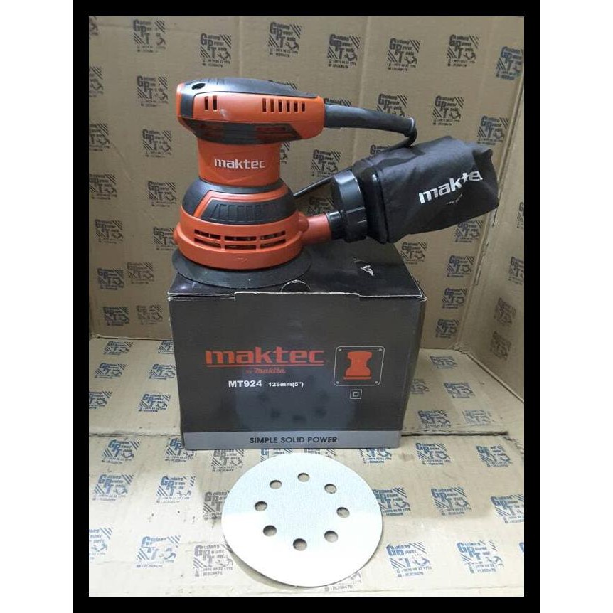 Mesin Amplas Orbital Sander Maktec MT924 MT 924