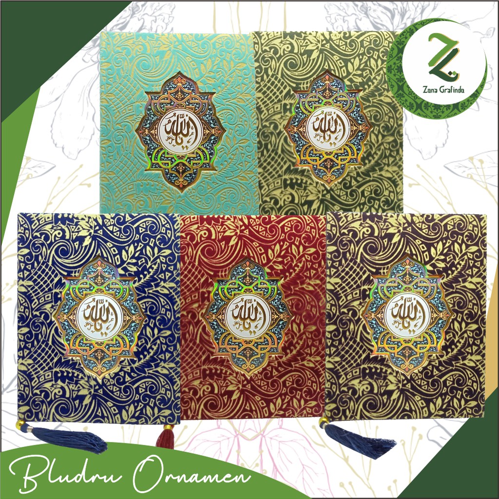 Cetak Buku Yasin dan Tahlil "Ornamen Bludru"