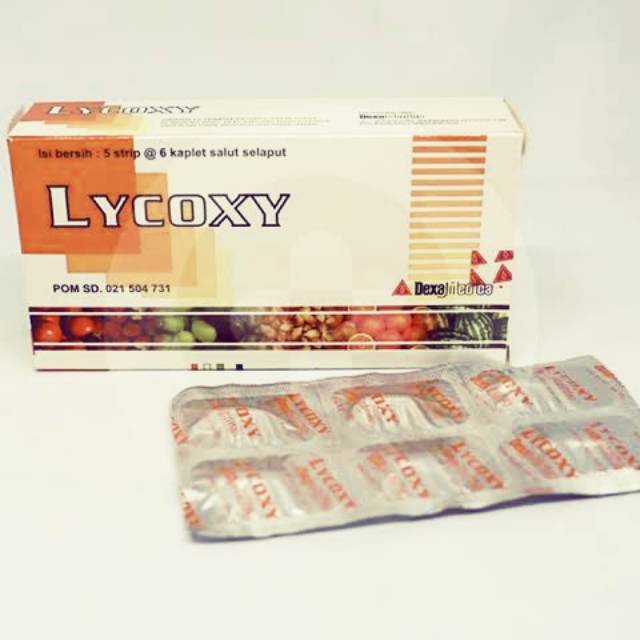Lycoxy tab isi 30 tab antioksidan memperbaiki kualitas sperma dan sel telur