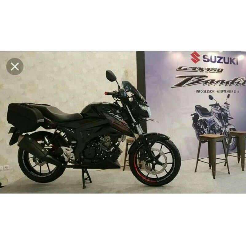 striping sticker  suzuki bandit GSX 150 R hitam