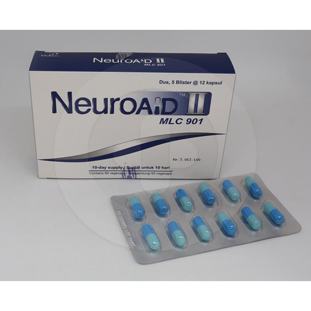 Original Neuroaid II MCL 901 Neuro Aid Obat Stroke Herbal Perbaikan Saraf dan Otak Pasca Stroke