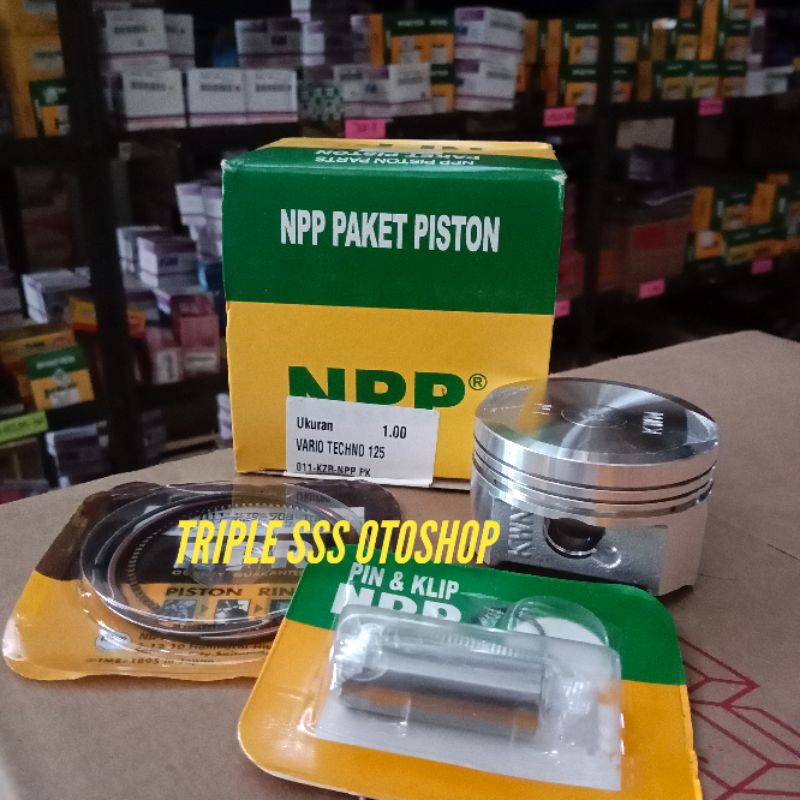(STOK READY) PISTON KIT NPP VARIO 125 VARIO TECHNO 125 Os STD s/d 200