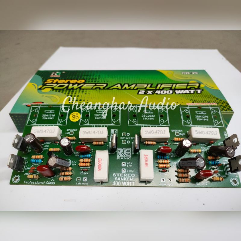 Kit Driver Power Amplifier Sanken Stereo Safari 2X400 Watt