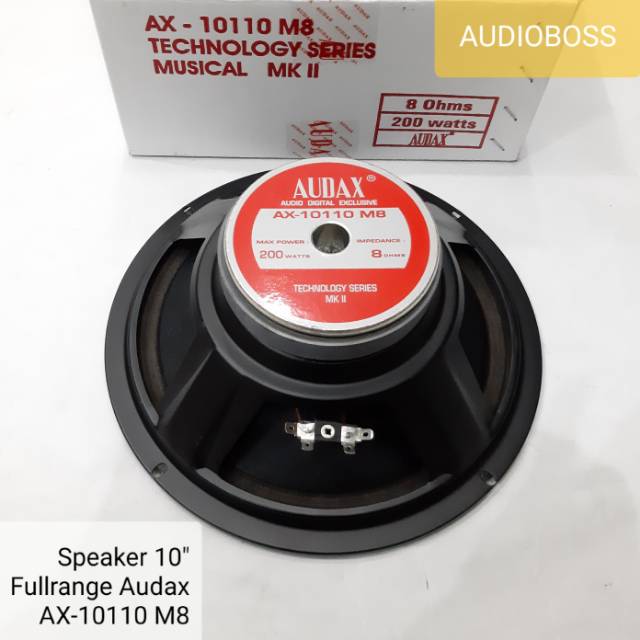 subwoofer audax 10 inch