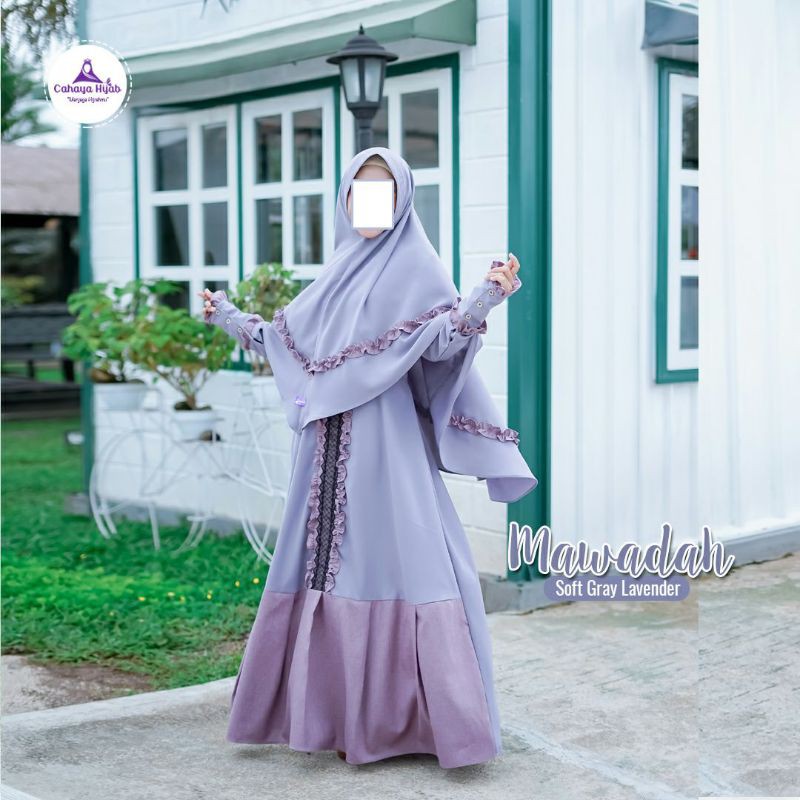 Cahaya hijab set MAWADAH gamis simple elegan