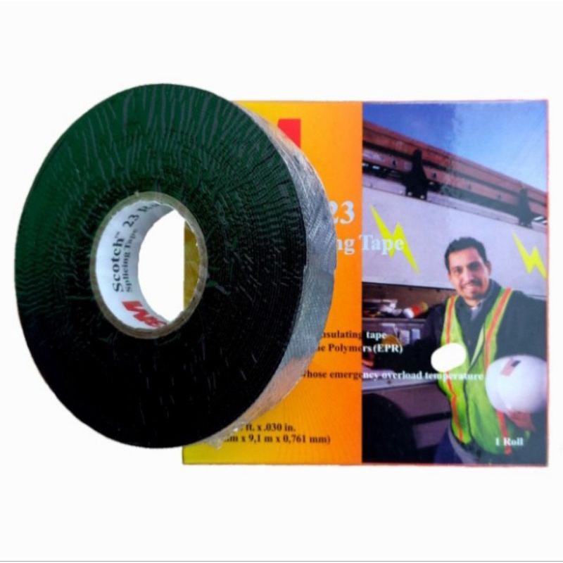 

Lakban listrik 3M scotch tape 23 rubber splicing solasi listrik