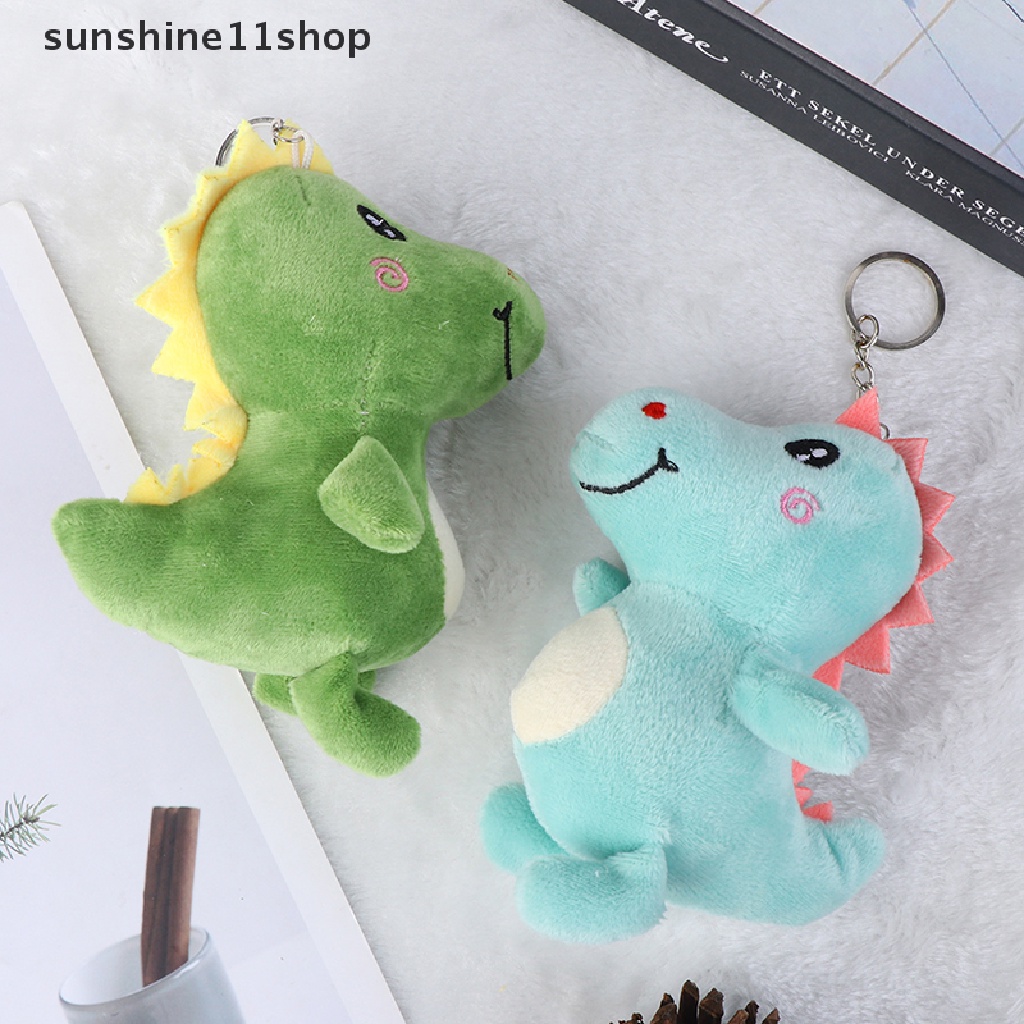 Sho Mainan Boneka Stuffed Plush Dinosaurus 12cm Dengan Gantungan Kunci Untuk Hadiah