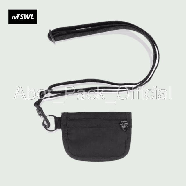 Tas dompet mini selempang gantung leher hanging sako wallet tempat kartu atm mateswell tanpa merk