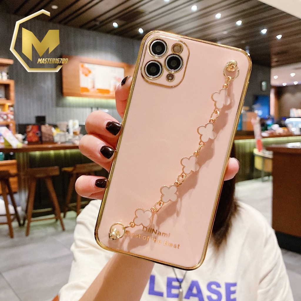 Y011 SOFTCASE SHINE PLATING CASE RANTAI DIINAMI REALME C1 C2 5 C11 C15 C20 C21 C25 C12 7I C17 MA2246