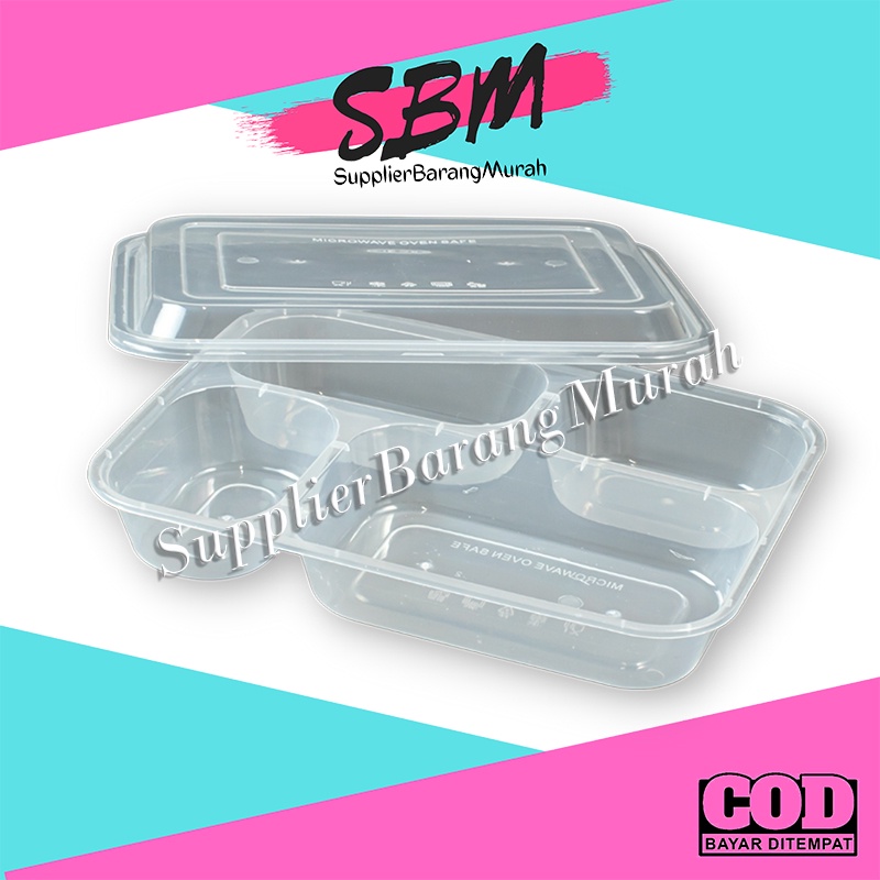 Thinwall Mealbox Seri A Sekat 4 RT1161