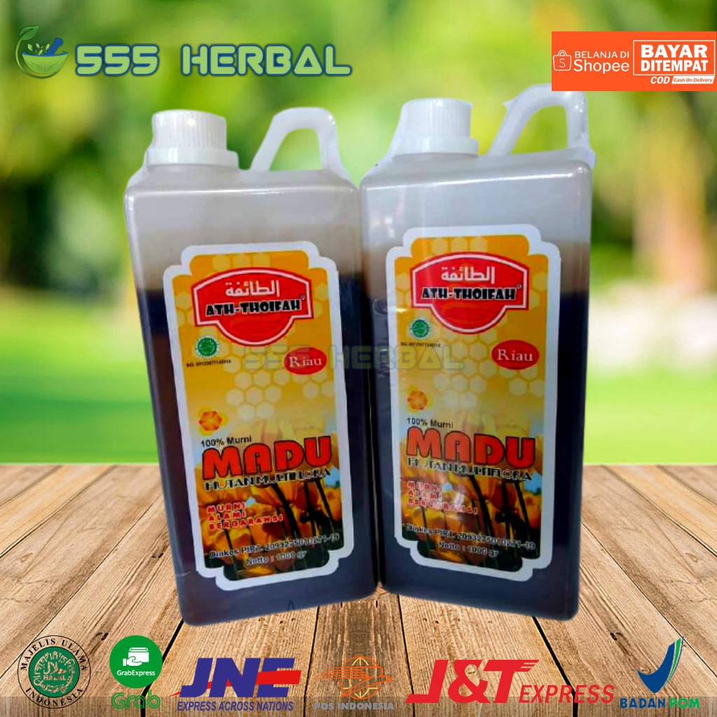 

Madu Hutan Multiflora Ath-Thoifah 1Kg Murni Alami Original