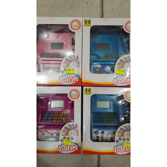 Nabung | Mainan Anak Atm Mini Karakter/Celengan Atm Kualitas Terbaik
