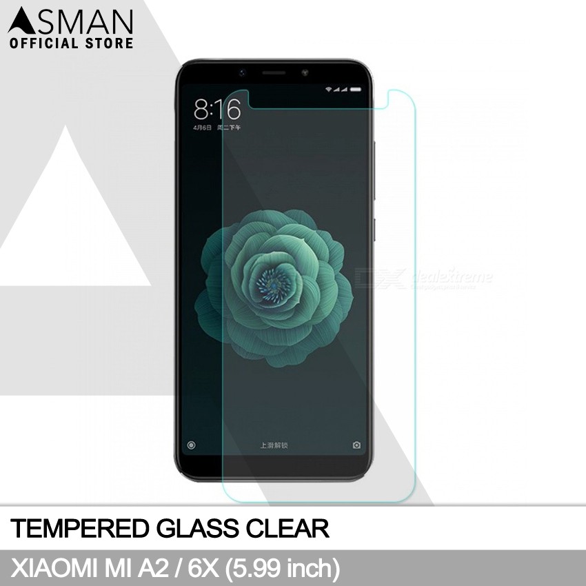 Tempered Glass Xiaomi Mi A2 / Mi 6X (5.99&quot;) | Anti Gores Pelindung Layar Kaca - Bening