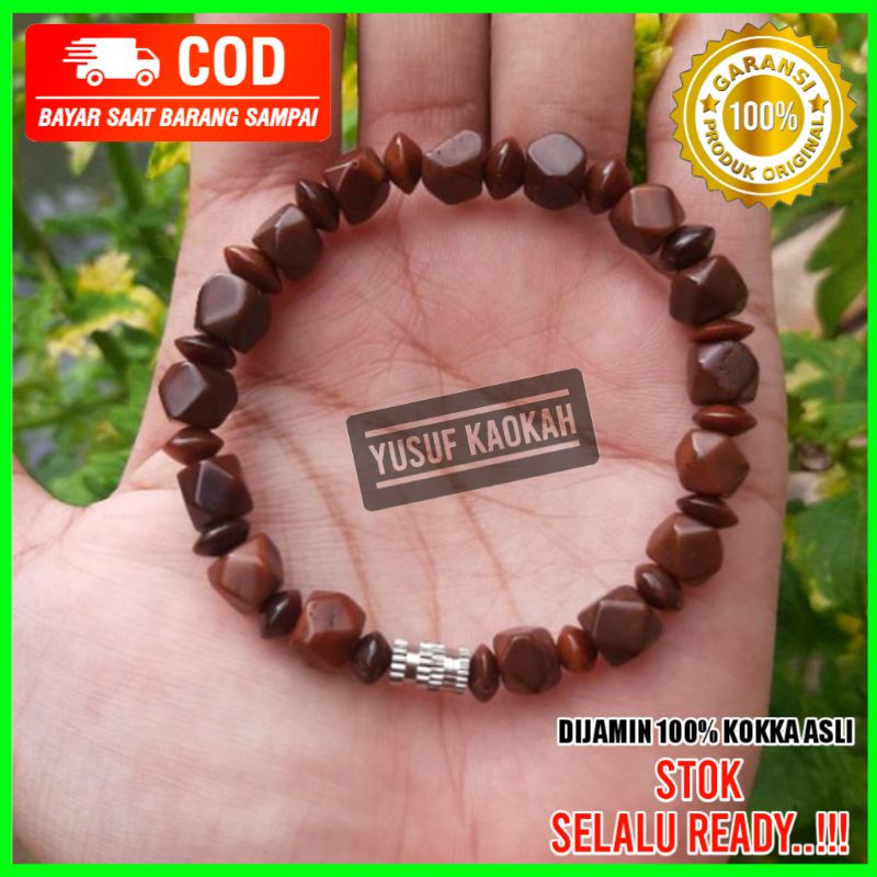 GELANG KOKKA KAUKAH DADU CUTTING TALI KARET / GELANG KOKKA ASLI / GELANG KAOKAH ASLI