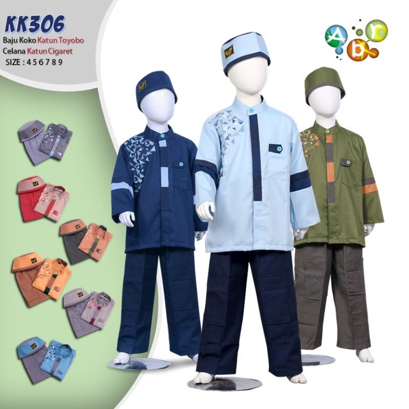 Koko Anak ABR "K.306" / Baju Muslim Anak (1kg = 2set)