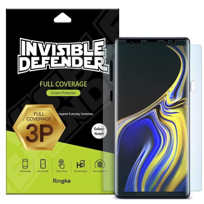 Ringke Galaxy Note 9 Invisible Defender Full - 3pack