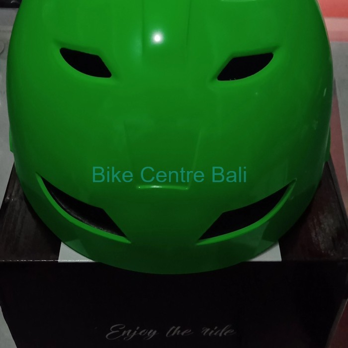 Helm Helmet Sepeda SYTE Batok ST-F165 Green New