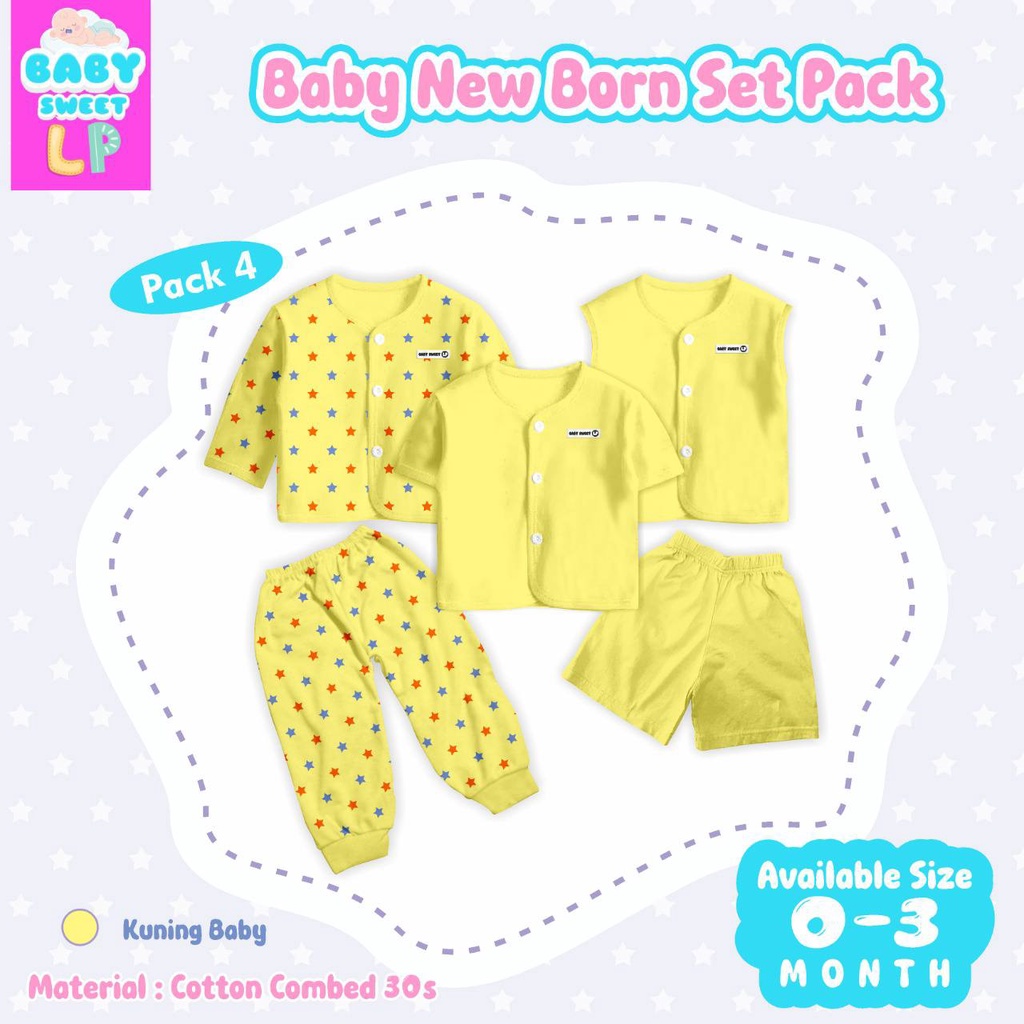 Setelan bayi Baby Newborn Set pack by Baby Sweet LP