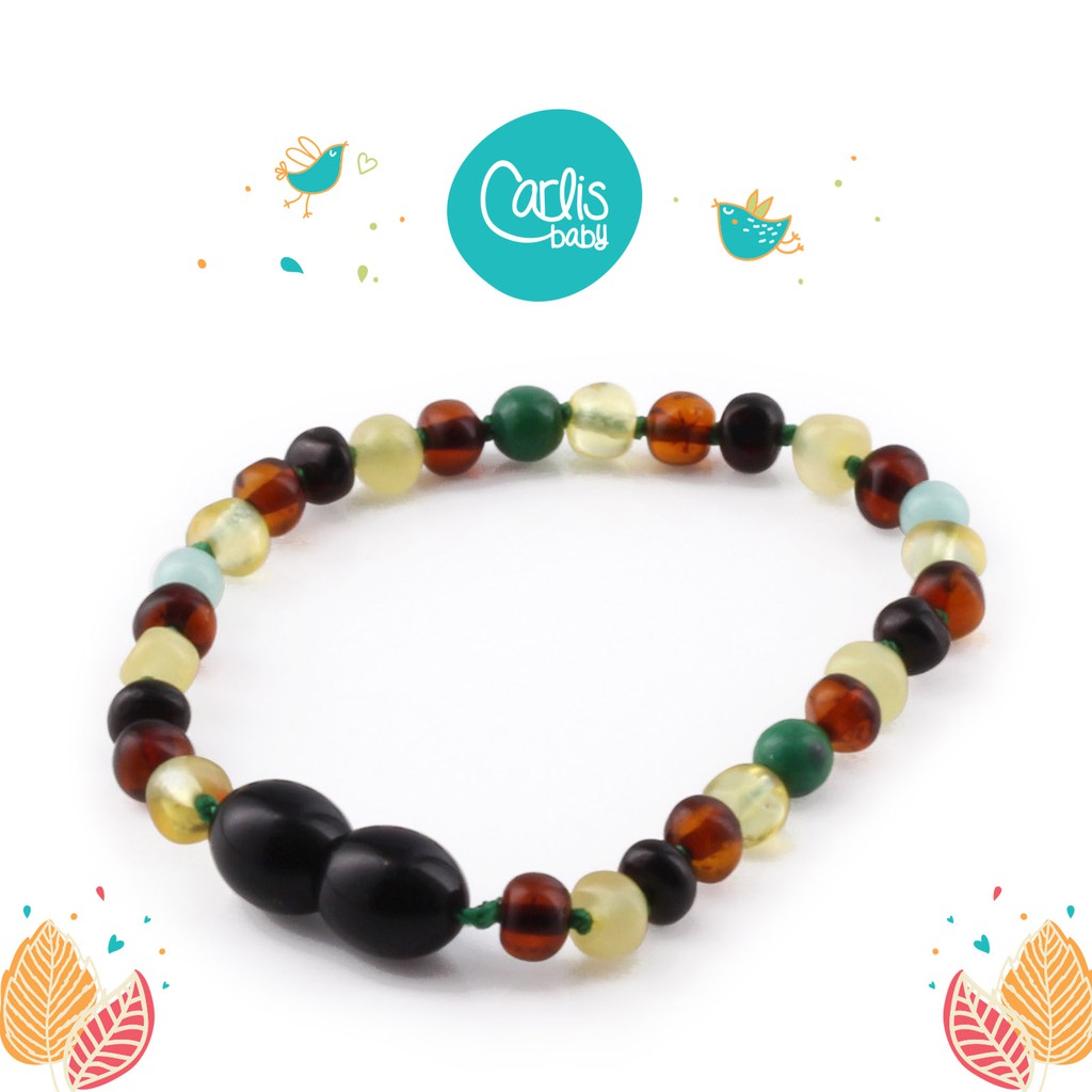 AGL42 Gelang Amber Tumbuh Gigi Bayi By Carlis Baby