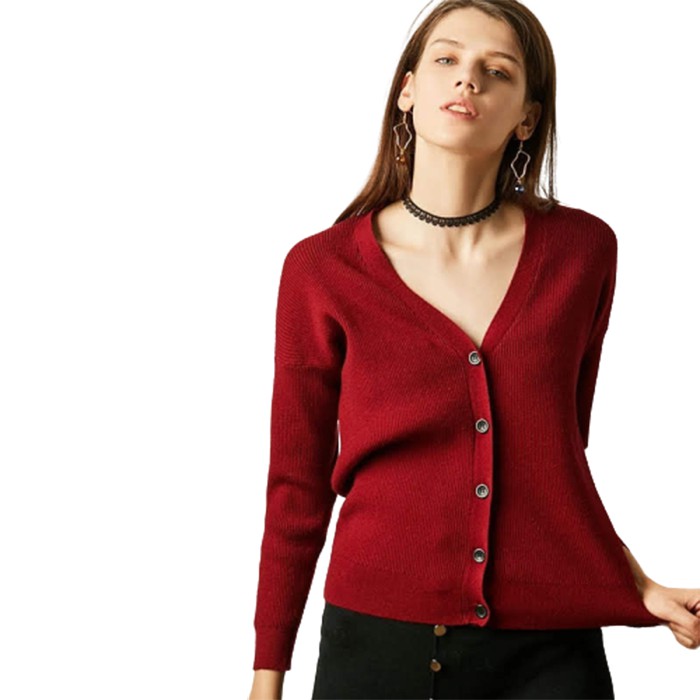 Cardigan Rajut Wanita Oversize XL – 2XL Reike / Female Big Kardi Knit VNeck-6