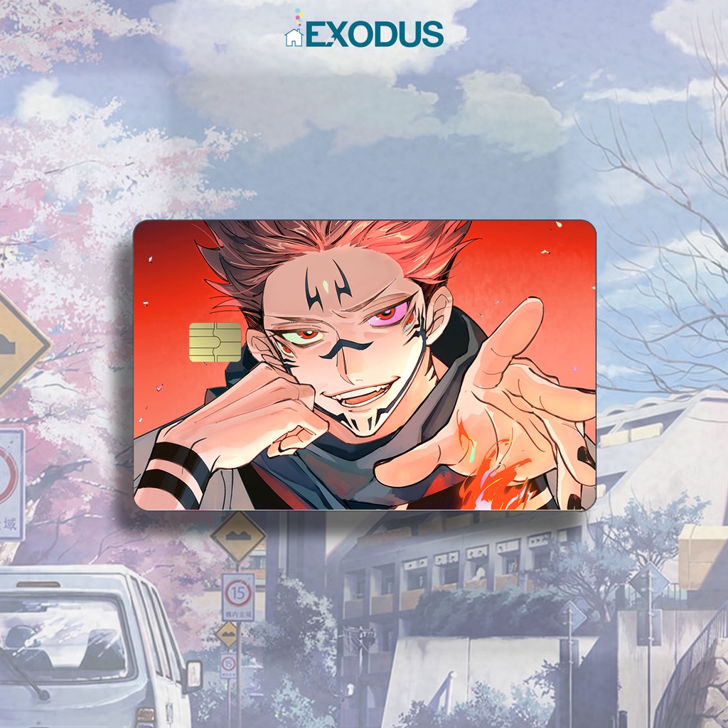 

Jujutsu Kaisen Hologram Skin / Sticker kartu ATM v.6