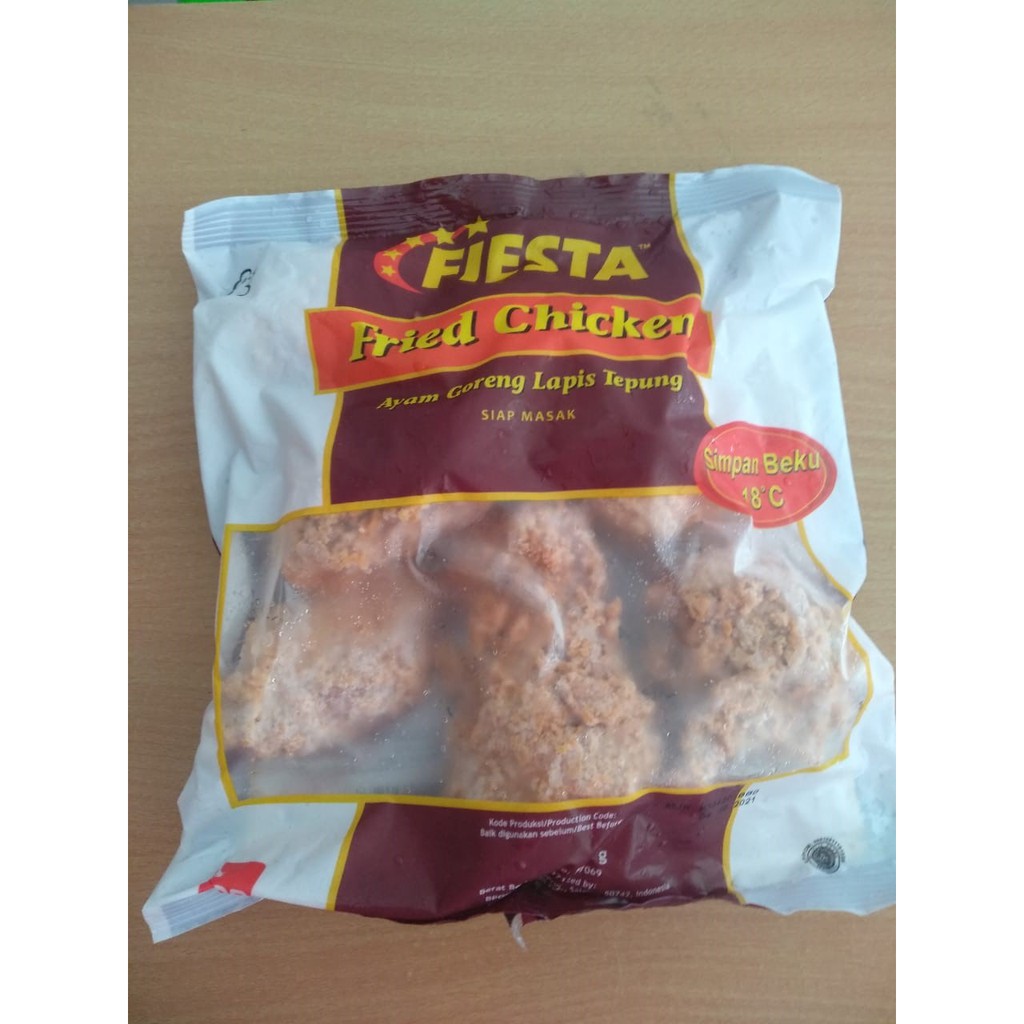 

Frozen fiesta fried chicken 500 gram