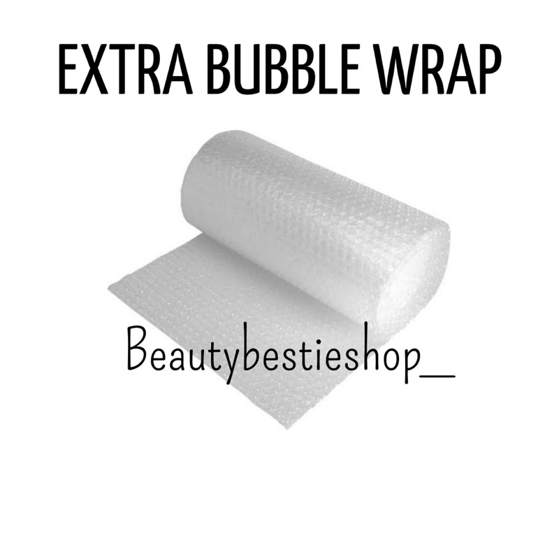 

EXTRA BUBBLE WRAP + KARDUS (bekas layak pakai) + LAKBAN FRAGILE