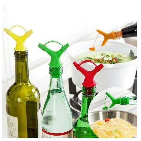 Tutup Botol Kecap Silikon Dua Lubang (Kecap, Minyak, Wine )