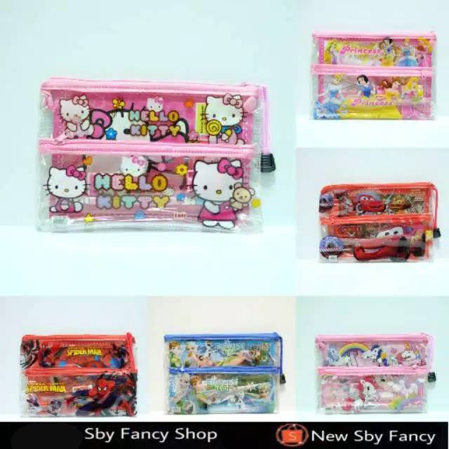 

STUDY SET 5 IN 1 KARAKTER 808 / ALAT TULIS KITTY FROZEN SPIDERMAN