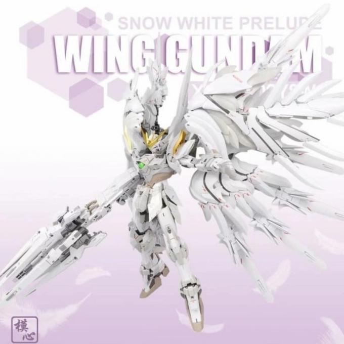 Supernova Mg 1/100 Wing Gundam Custom Zero Snow White Prelude
