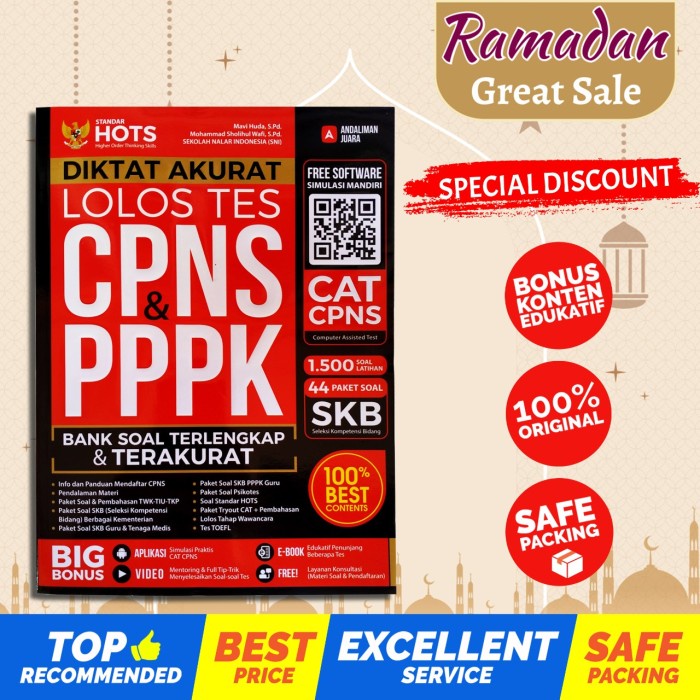 

DISKON Buku Lolos Tes CPNS - DIKTAT AKURAT LOLOS TES CPNS & PPPK KPL044