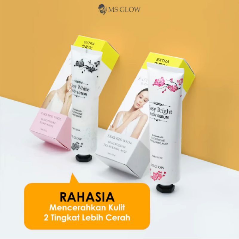 EASY WHITE BODY PAKET MS GLOW ORIGINAL