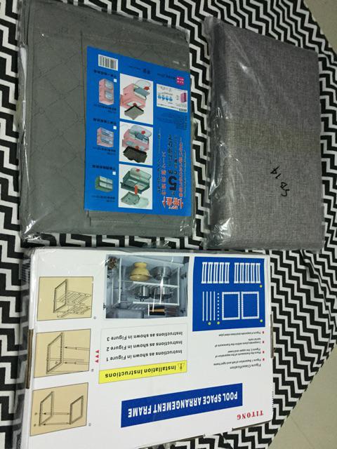 Je Storage Box Serbaguna S14 Polos Cotton / Katun Tebal Kotak Penyimpanan Barang