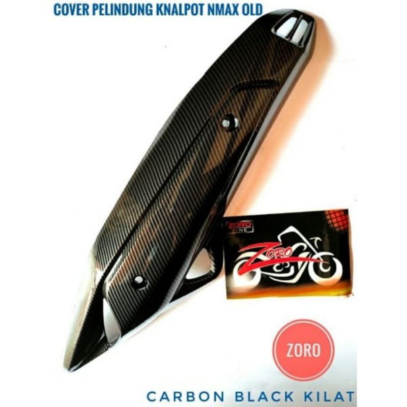 COVER TUTUP KNALPOT NMAX OLD LAMA CARBON KARBON IMPORT