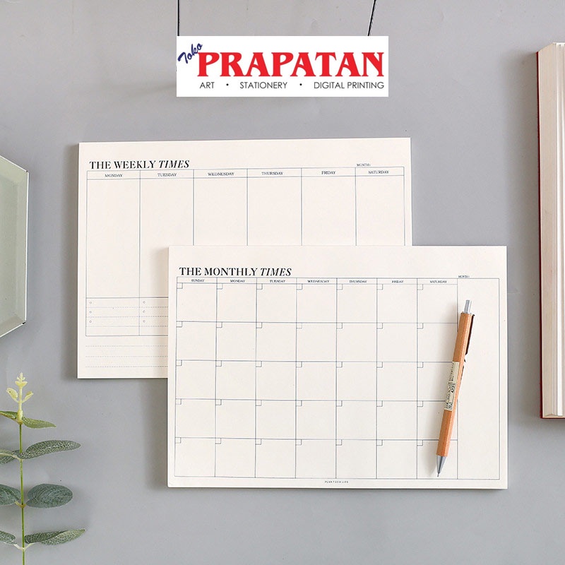 

The Times Weekly Monthly Planner Memo Pad