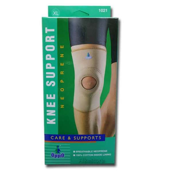 Decker Lutut Lubang Knee Support Deker Lutut Panjang Penyangga Kaki Sakit Oppo 1021