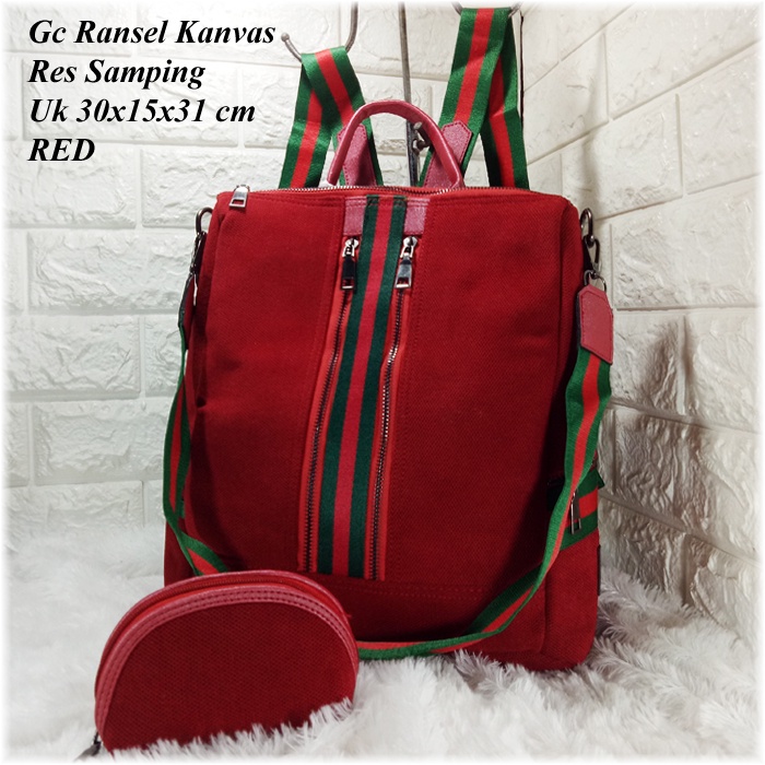 Gc Ransel Kanvas Res Samping