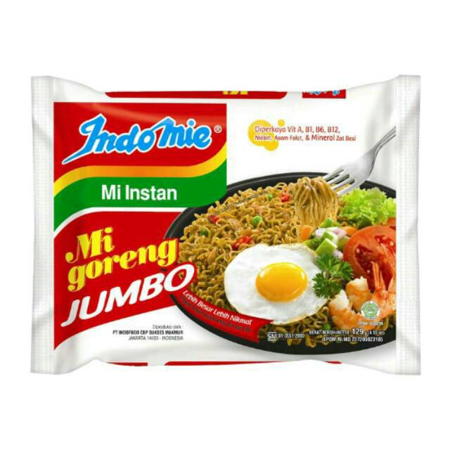 

Indomie Mie Goreng Jumbo 129 gram