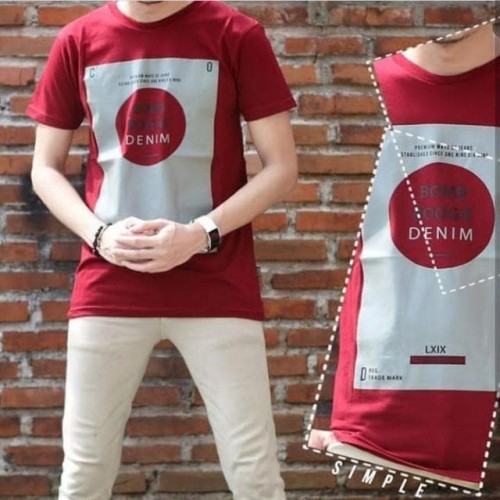 Kaos pria BoomBoGie baju Distor original