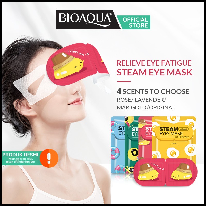 BIOAQUA Masker Mata Steam Eye Mask 1 pcs kesehatan mata anti lelah