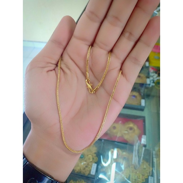kalung titanium bursaliano kotak murah kait s