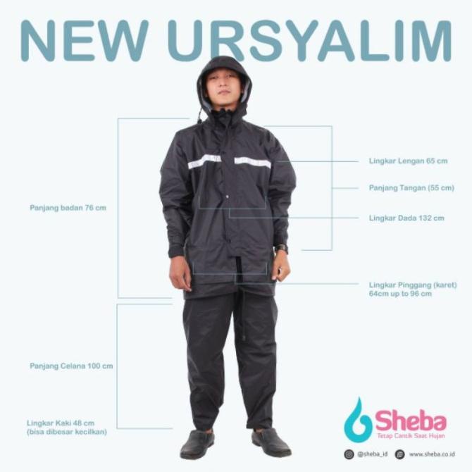 TERLARIS Jas hujan Sheba Pria Ursyalim