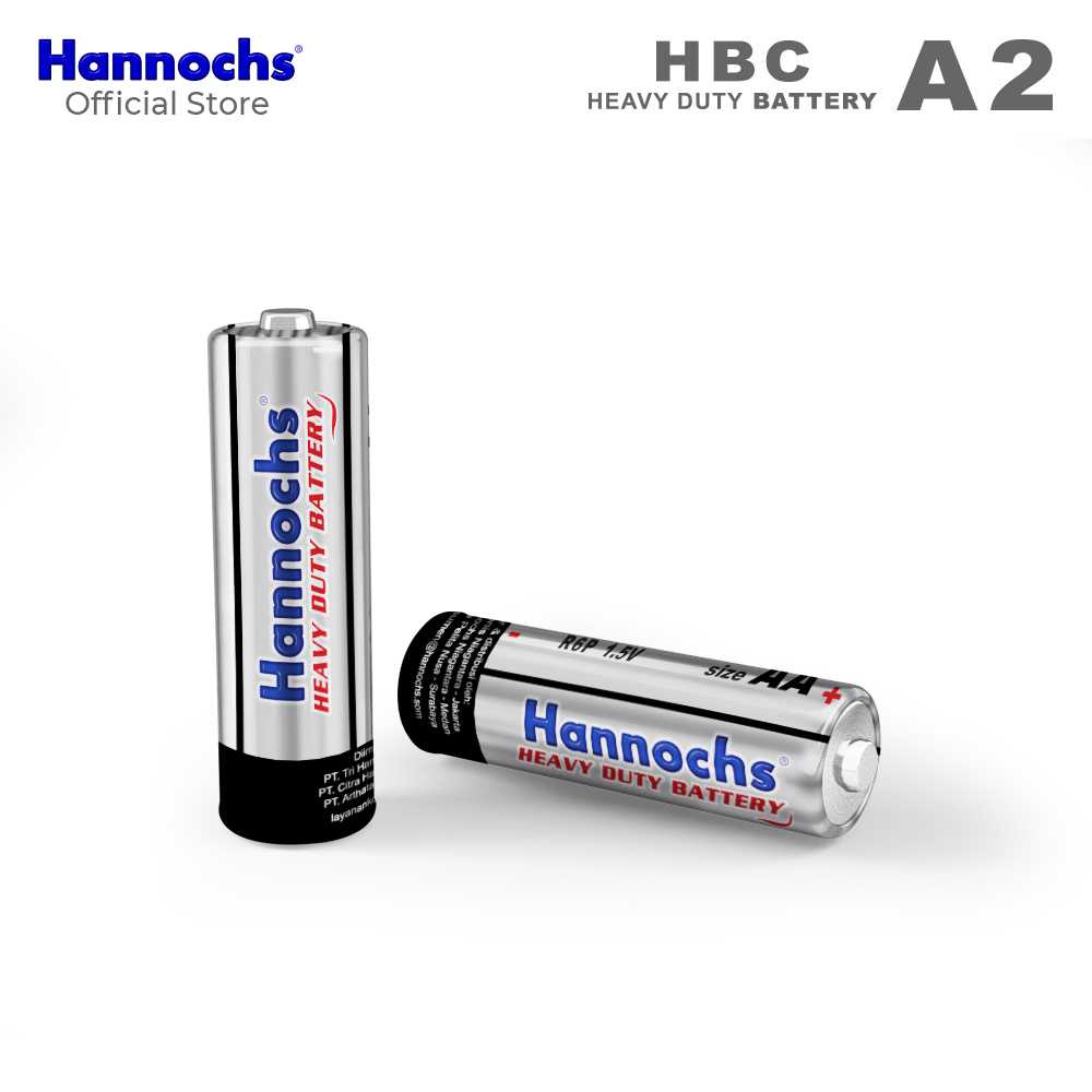 Hannochs HeavyDuty Baterai HBC AA 1 kotak (5 Doz isi 60pc)